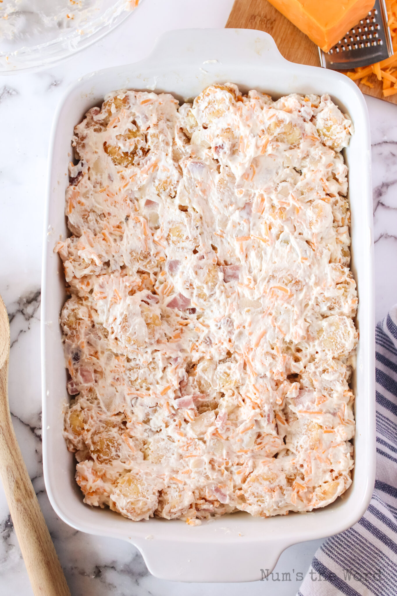 Ham & Hash Brown Breakfast Casserole Num's the Word