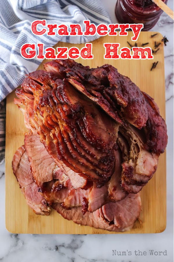main image of cranberry glazed ham