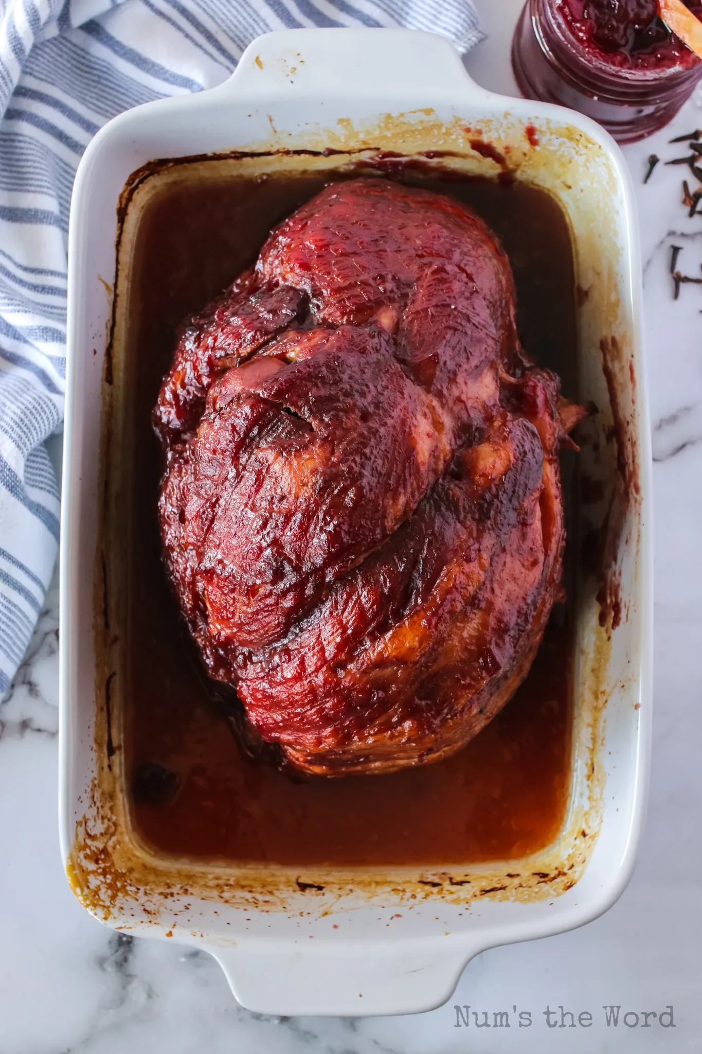 baked ham with cranberry glaze