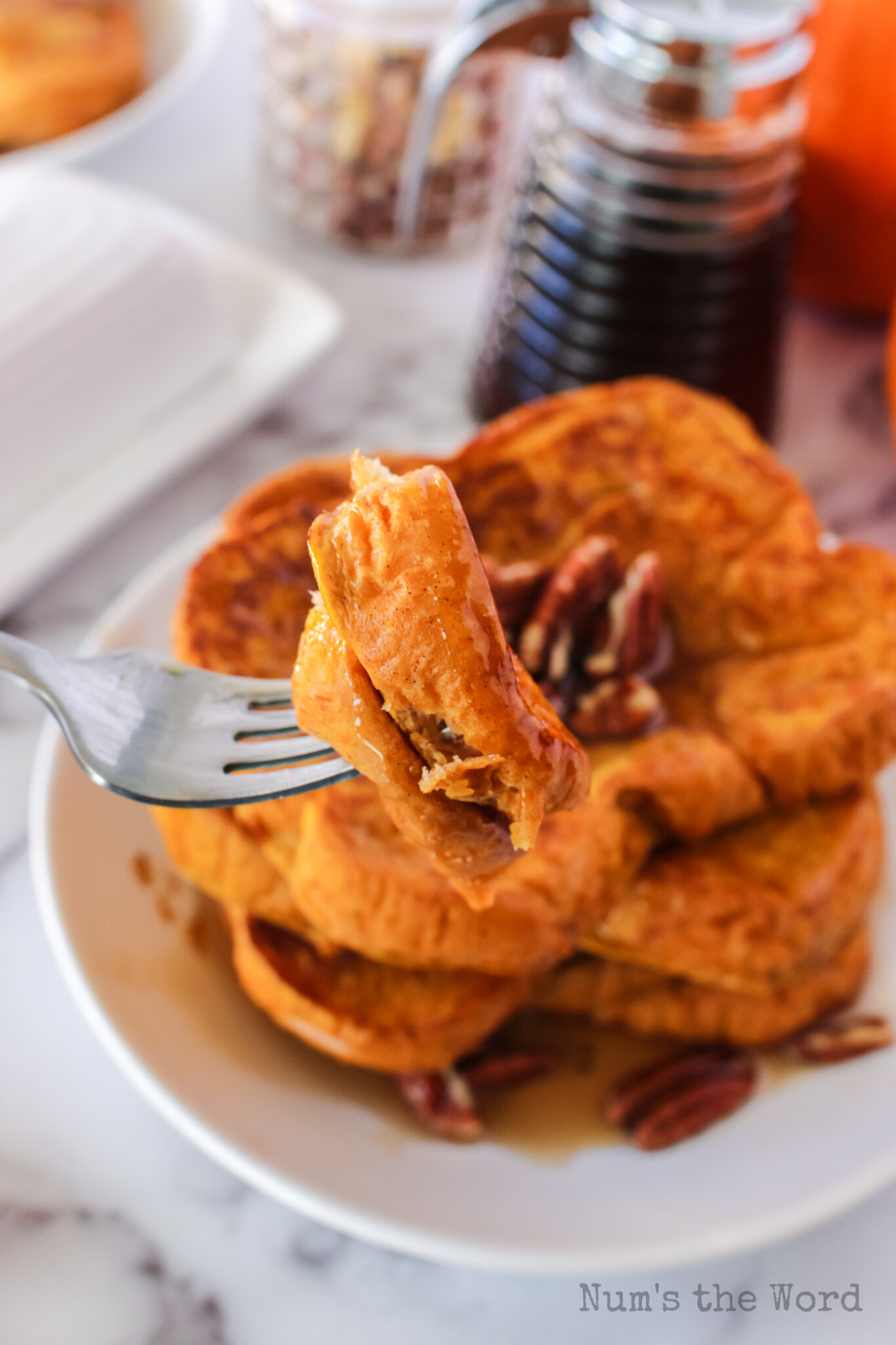 Pumpkin French Toast Num's the Word