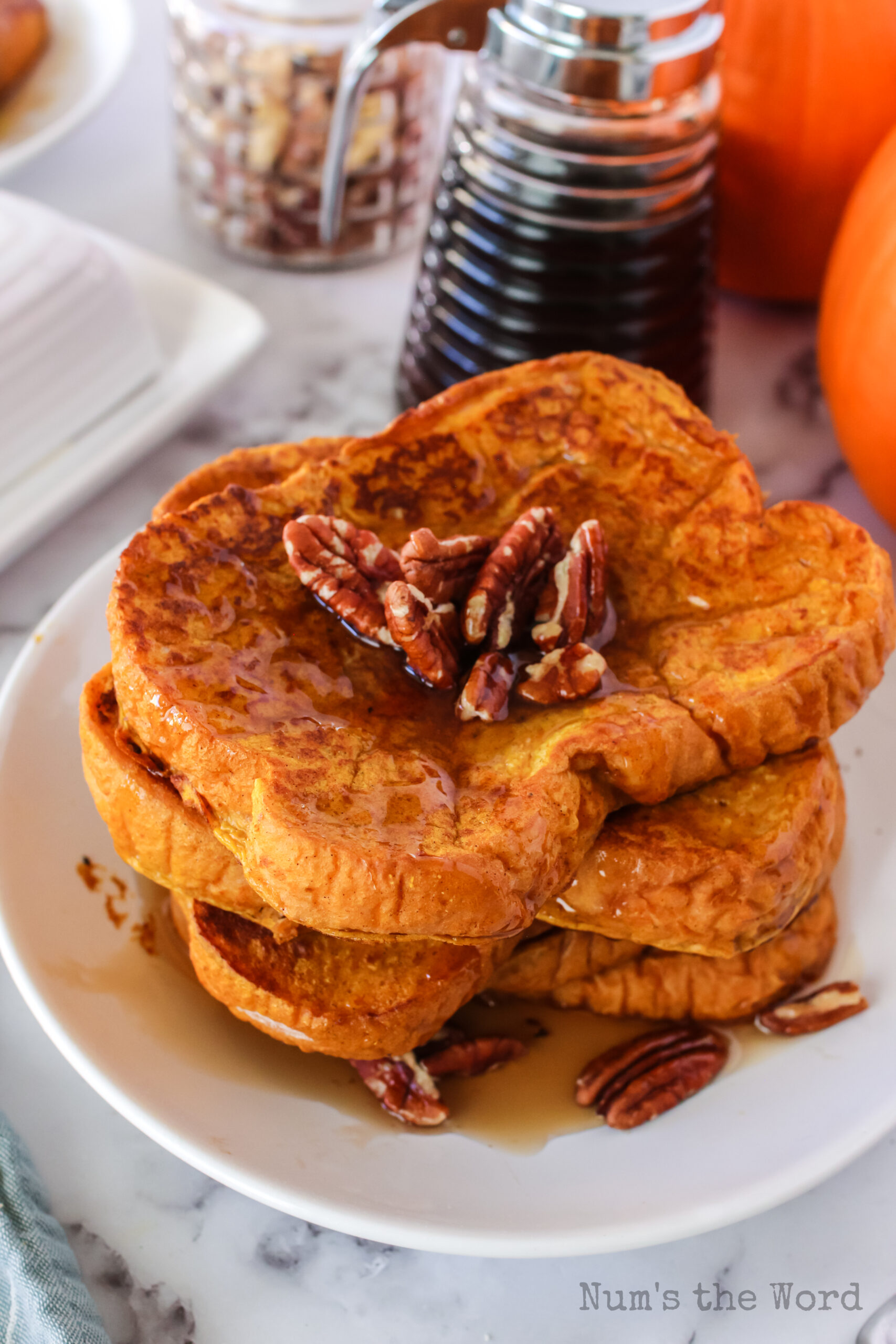 Pumpkin French Toast - Num's the Word