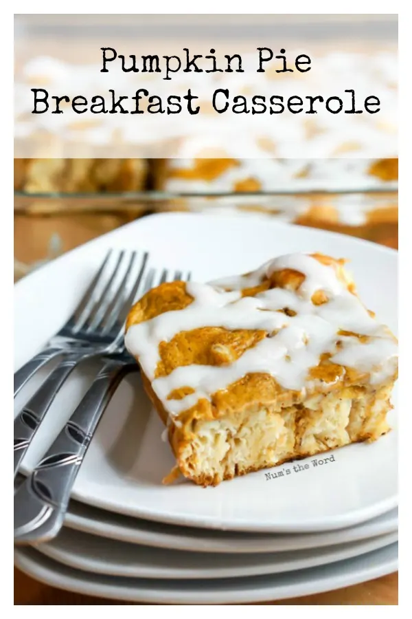 Main image for pumpkin cinnamon roll casserole