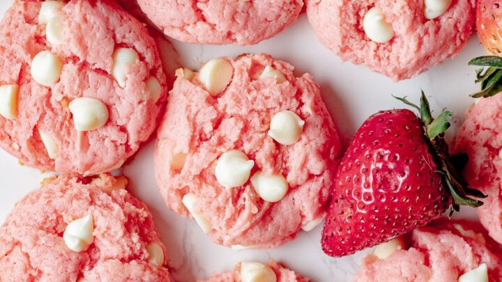 Image for Strawberry Cheesecake Cookies from Cake Mix