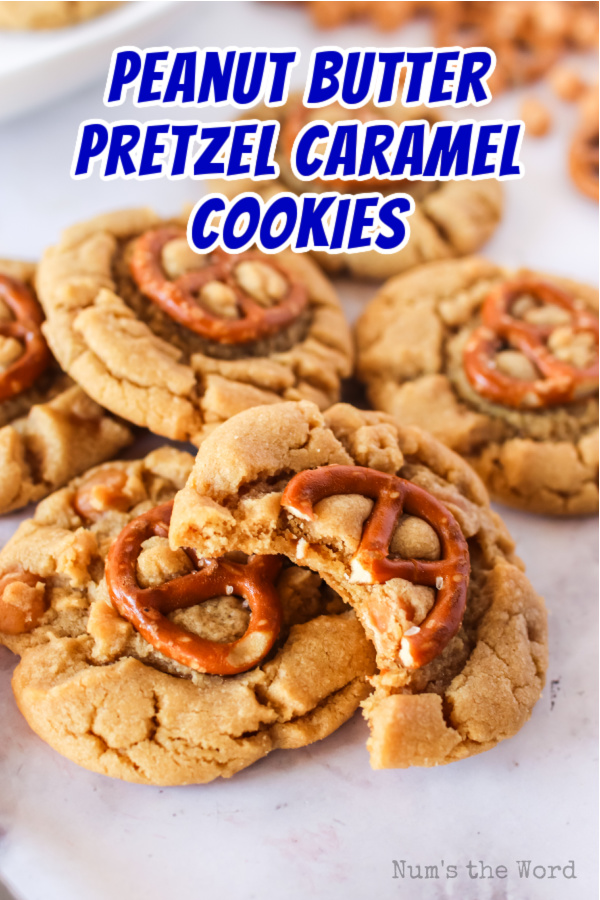main image of peanut butter pretzel caramel cookies