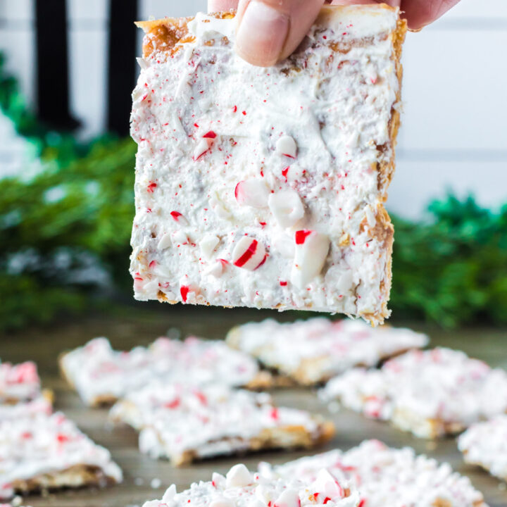 White Chocolate Peppermint Pretzel Crack-image