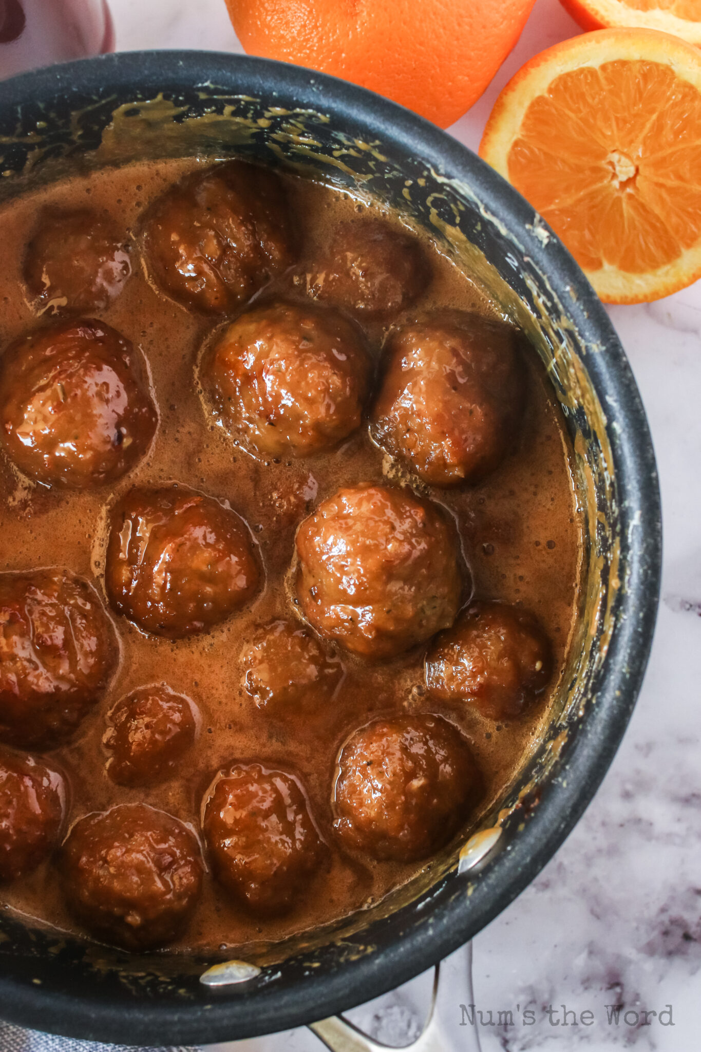 Orange Marmalade Meatballs Num's the Word