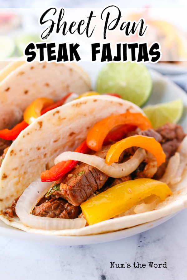 main image for recipe of sheet pan steak fajitas