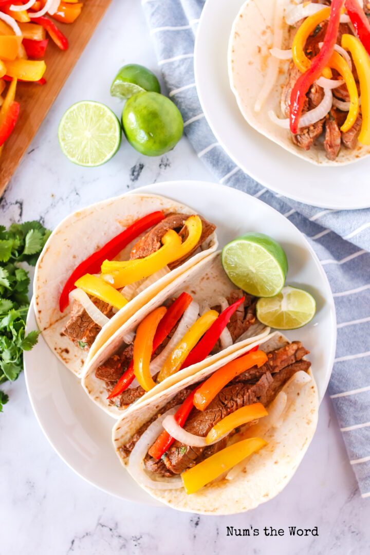 Sheet Pan Steak Fajitas Num's the Word