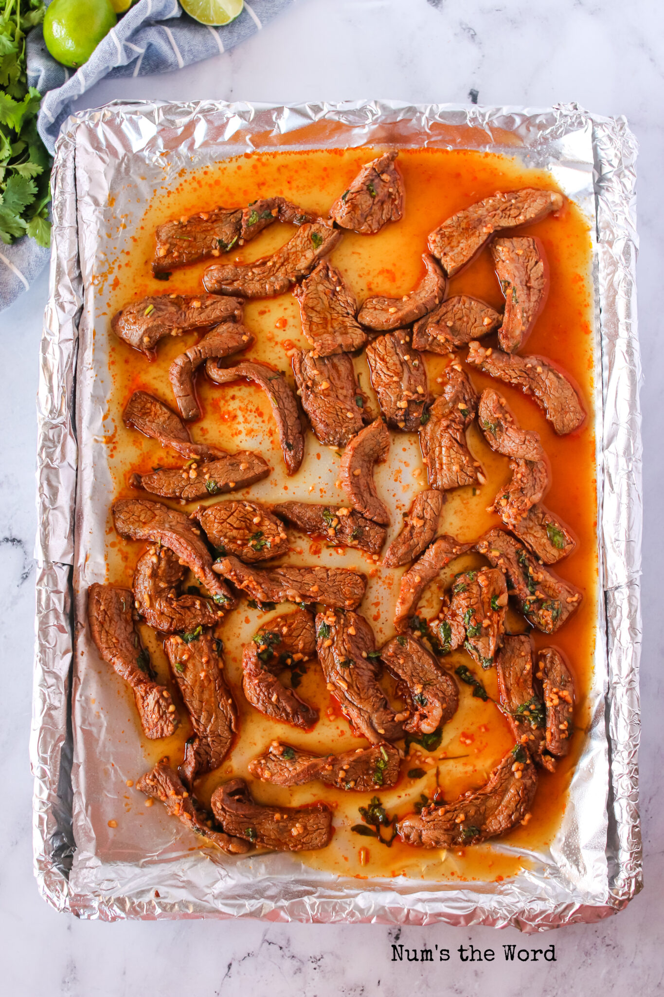 Sheet Pan Steak Fajitas Num's the Word