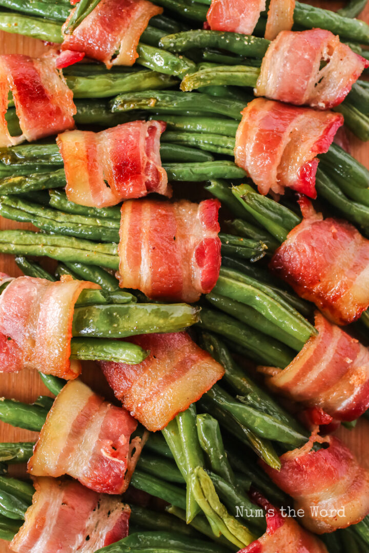 Bacon Wrapped Green Beans Num's the Word