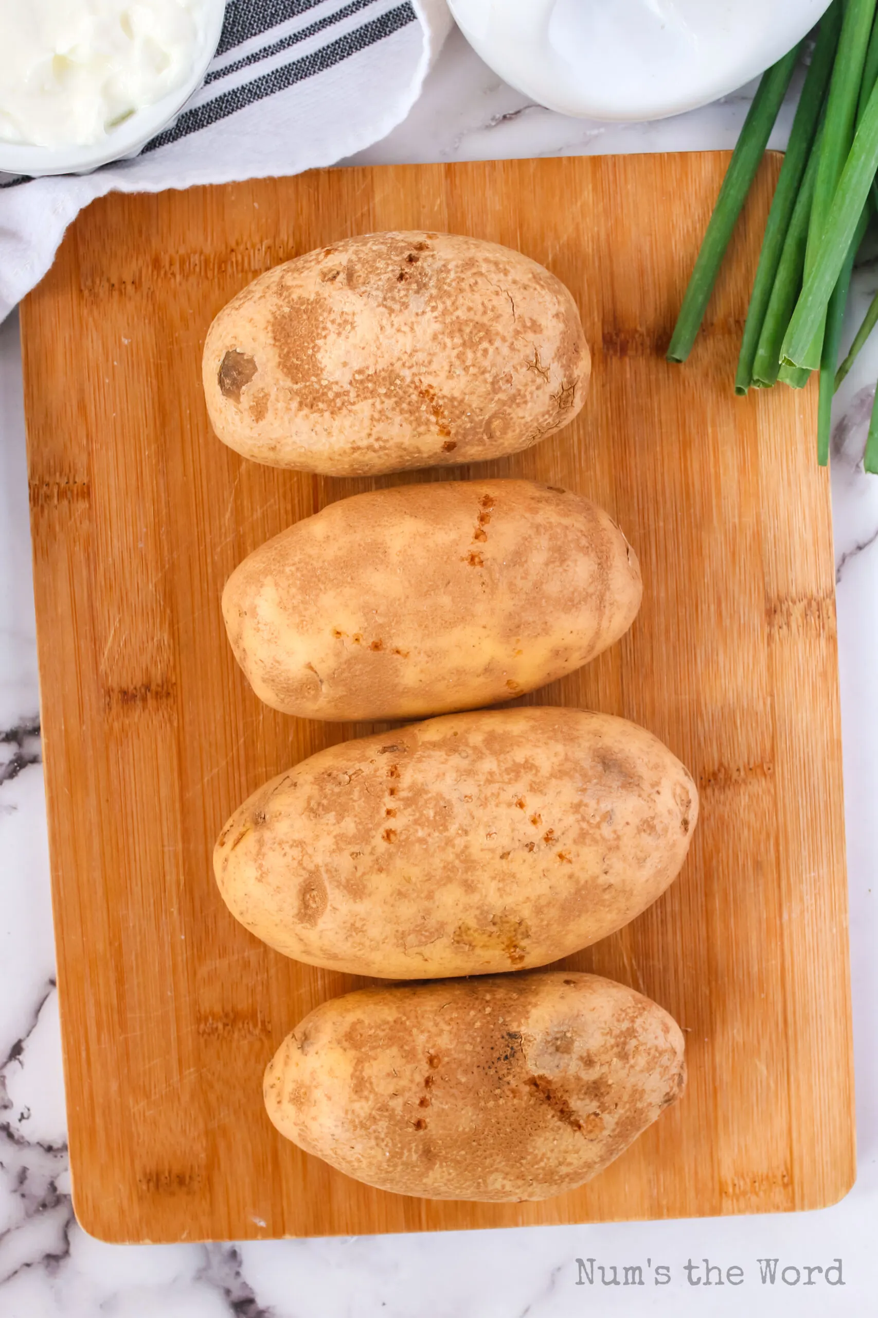 4 russet potatoes