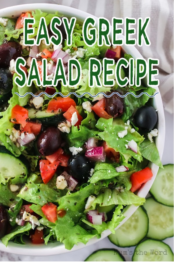 main image for easy greek salad recipe