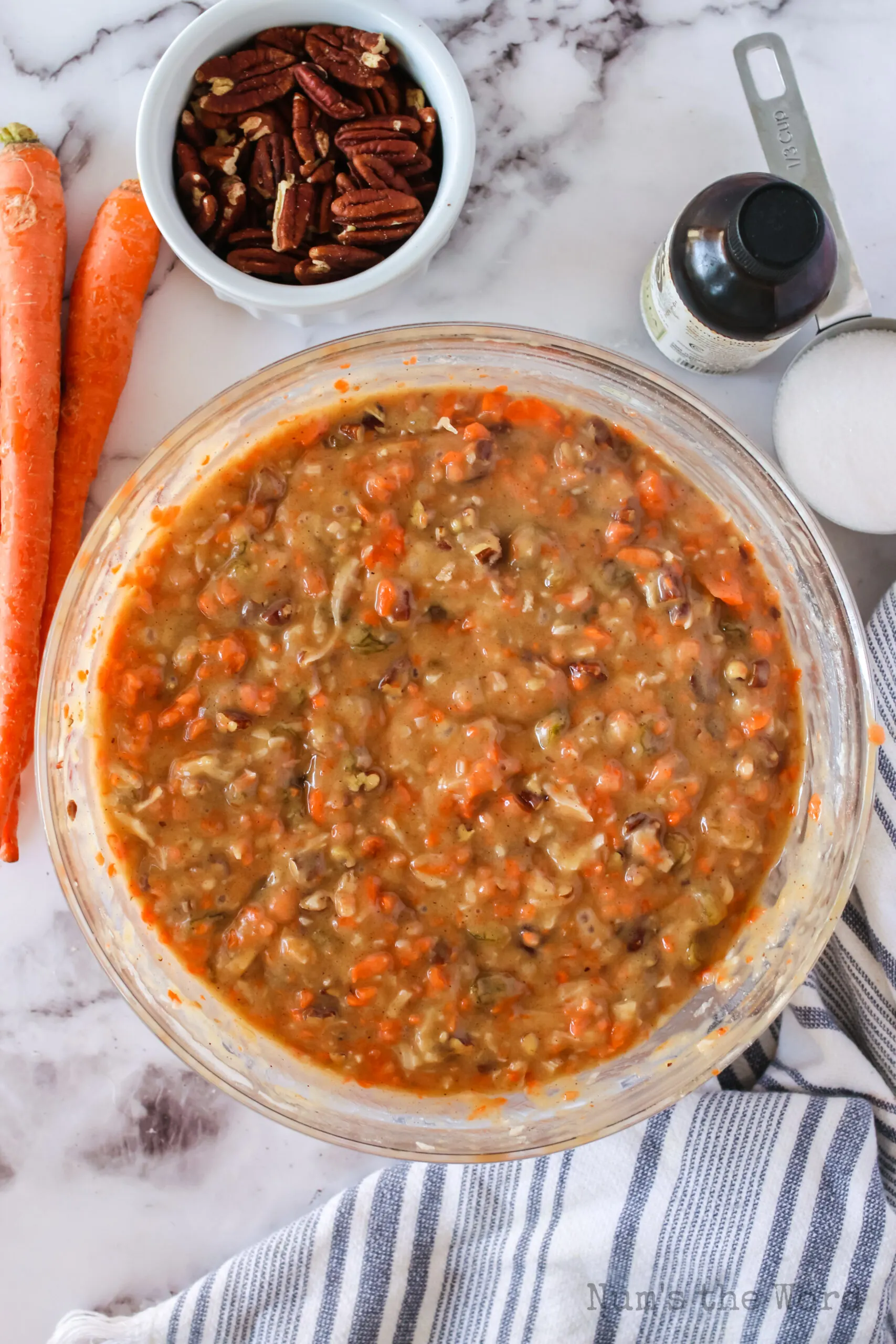 carrot cake batter