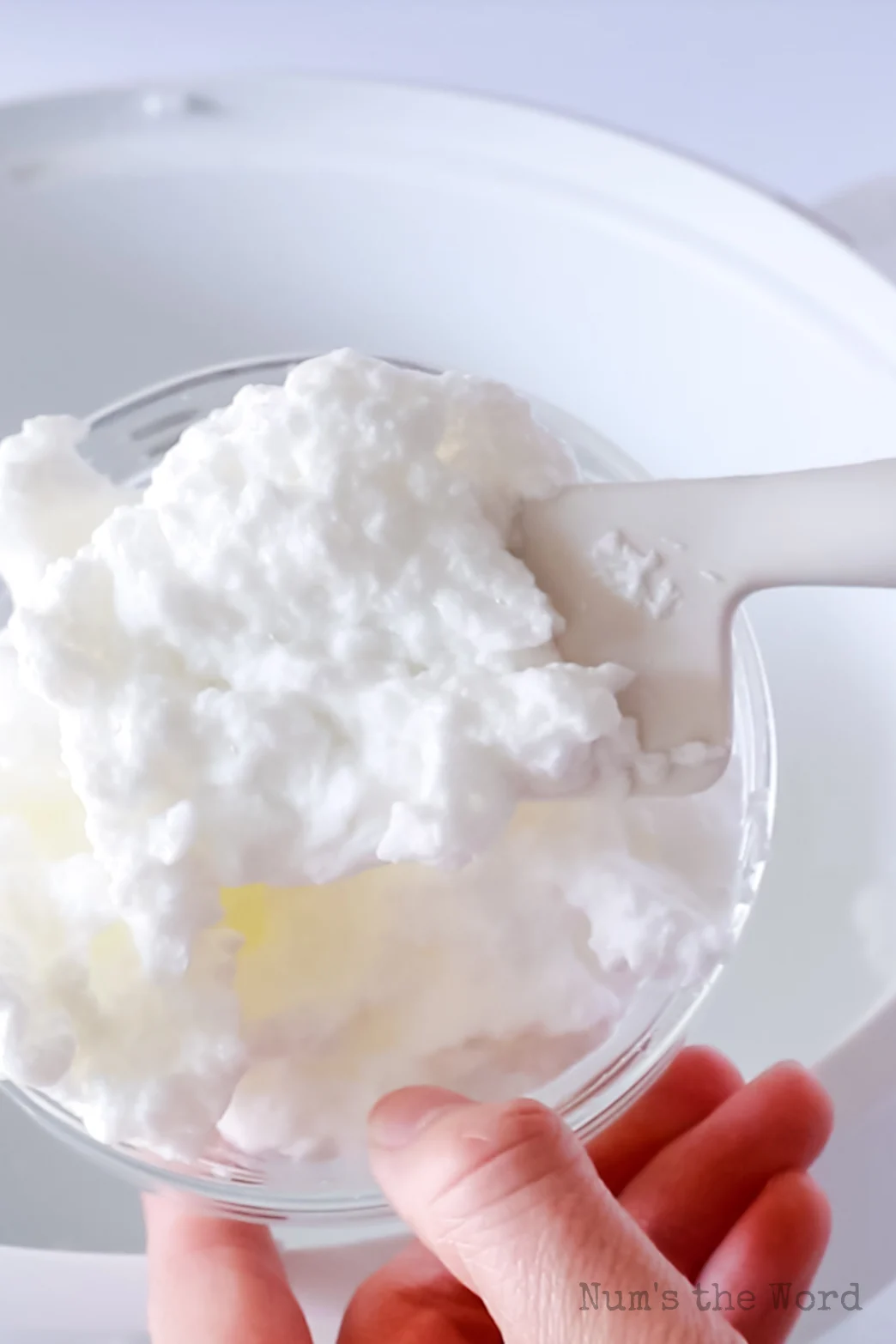Fluffy 2 minute Egg Whites from the Bosch mixer