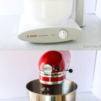 Bosch and KitchenAid mixer comparison